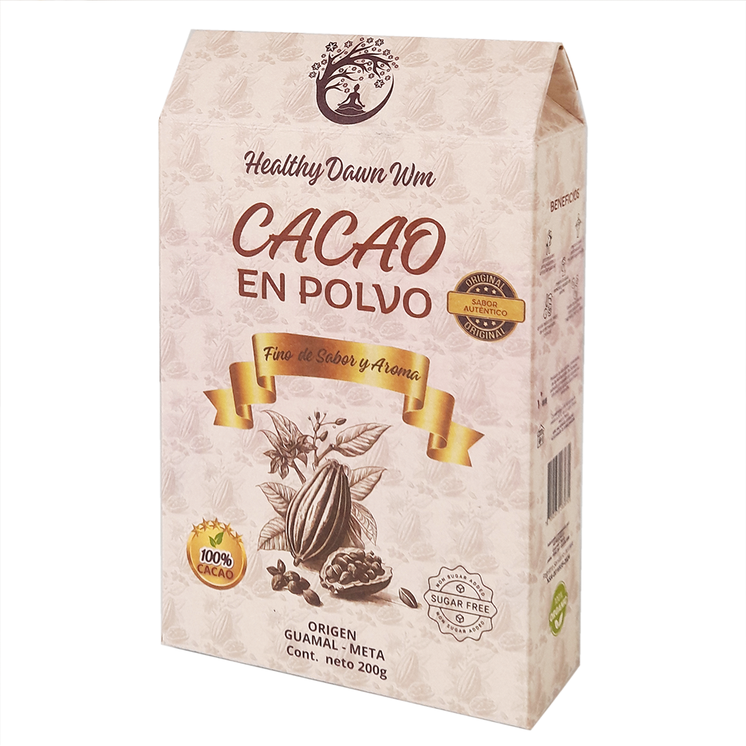 Cacao en Polvo - 200g - Healthy Dawn Wm