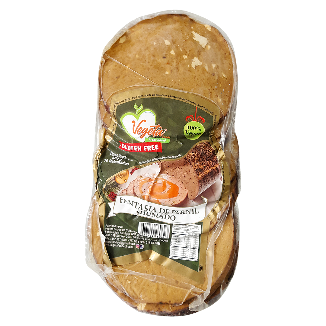 Fantasía Pernil Tajado Ahumado- 500g – Sin Gluten- Temporada Navideña