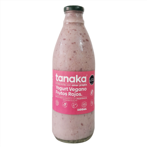Yogur Vegano Frutos Rojos- 1100ml - Tanaka
