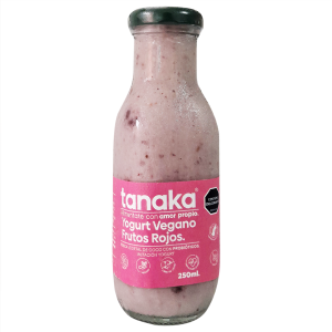 Yogur Vegano Frutos Rojos- 250ml - Tanaka