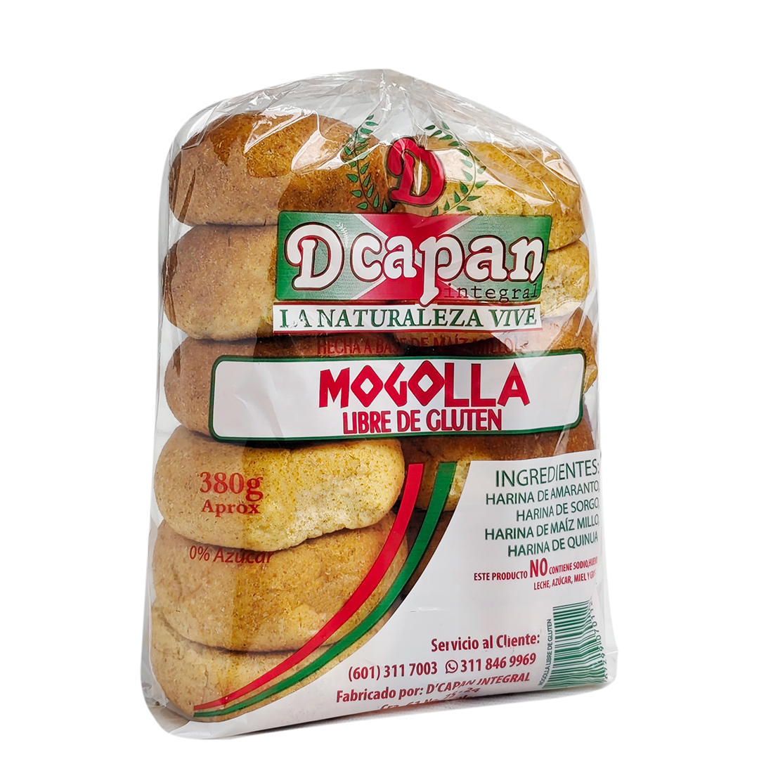 Mogollas- Sin Gluten, Veganas – 380g – D’Capan