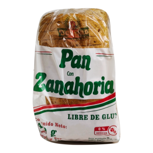 Pan Tajado con Zanahoria- Sin Gluten, Vegano - 400g - D'Capan